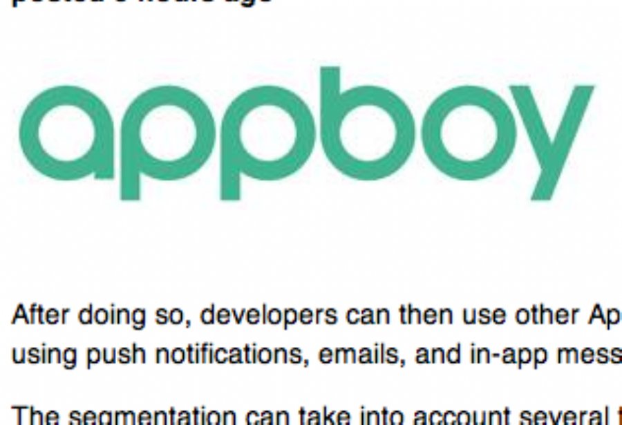 AppBoy can help you identify users of your apps